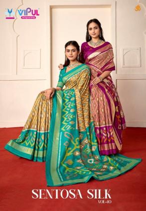 Vipul sentosa silk vol 10 saree wholesale price clothes